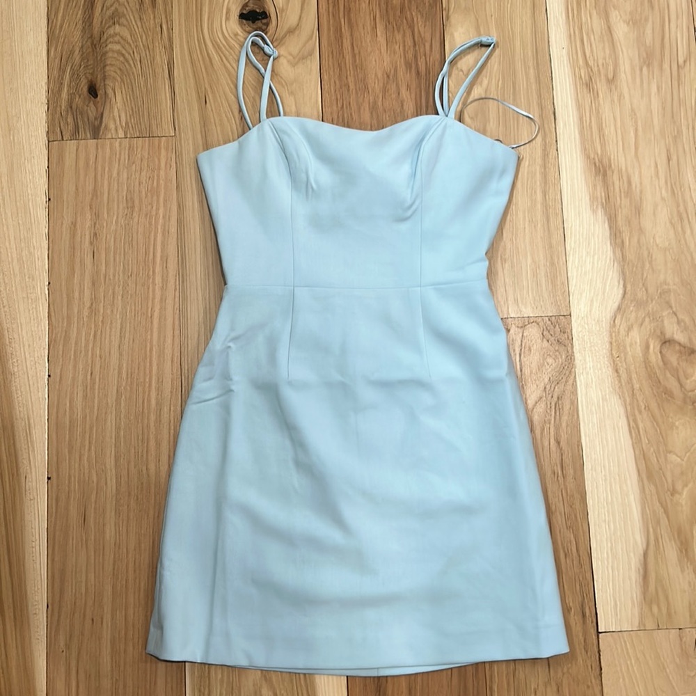 French Connection light blue mini dress